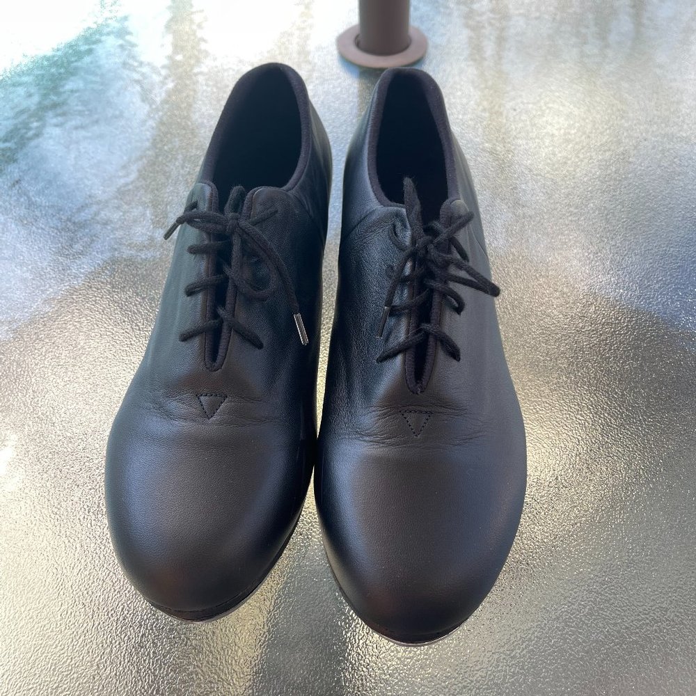 Bloch Ladies Tap-Flex Leather Tap Shoes - Size 9M, black